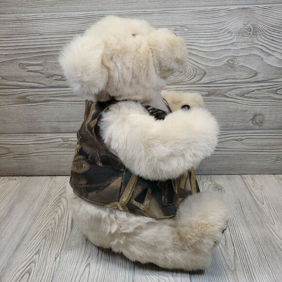 Ducks Unlimited Greenwing Plush Bear Camo Vest Stuffed‎ Animal - Picture 5 of 9